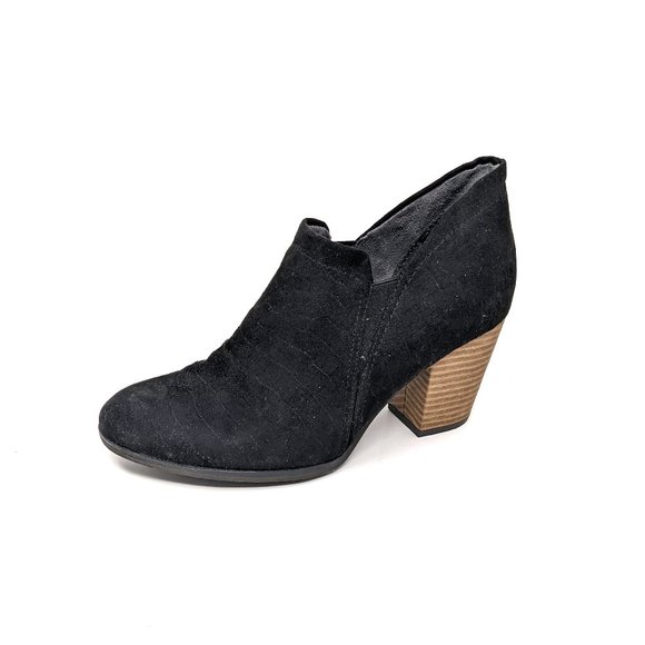 Heel Slip On Ankle Booties Boots | Poshmark